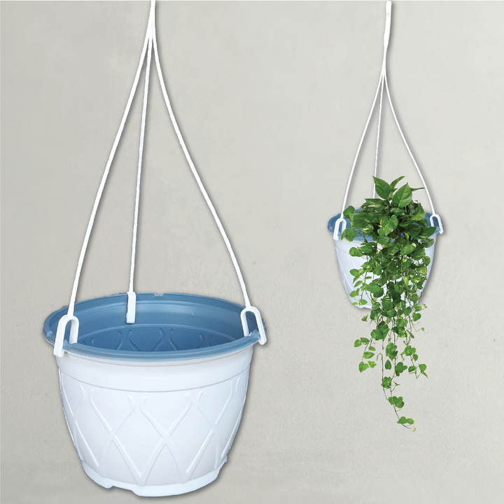 HANGING POT SET OF 3 (17X11.5CM)