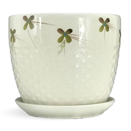 Ceramic Plant Pots - White Planters