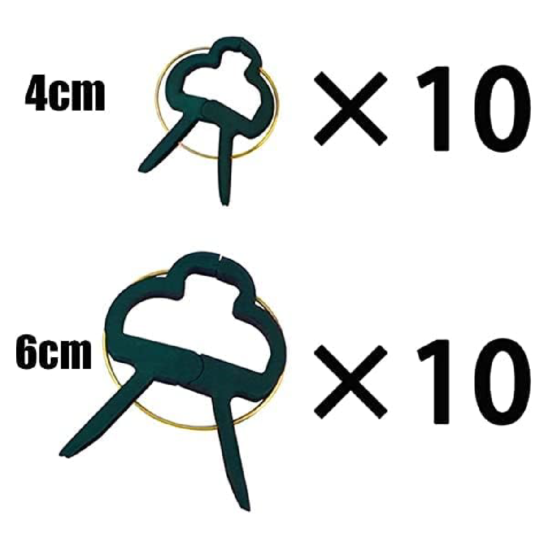 PLASTIC CLIPS FOR PLANTS - SET OF 20
