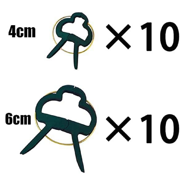 PLASTIC CLIPS FOR PLANTS - SET OF 20