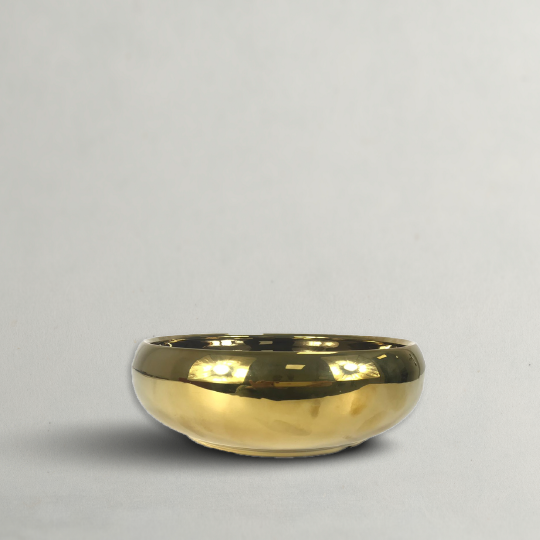 Gold Ceramic Pot - Ceramic Gold Planter - VIP Planter