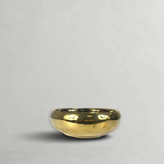 Gold Ceramic Pot -  Gold Planter