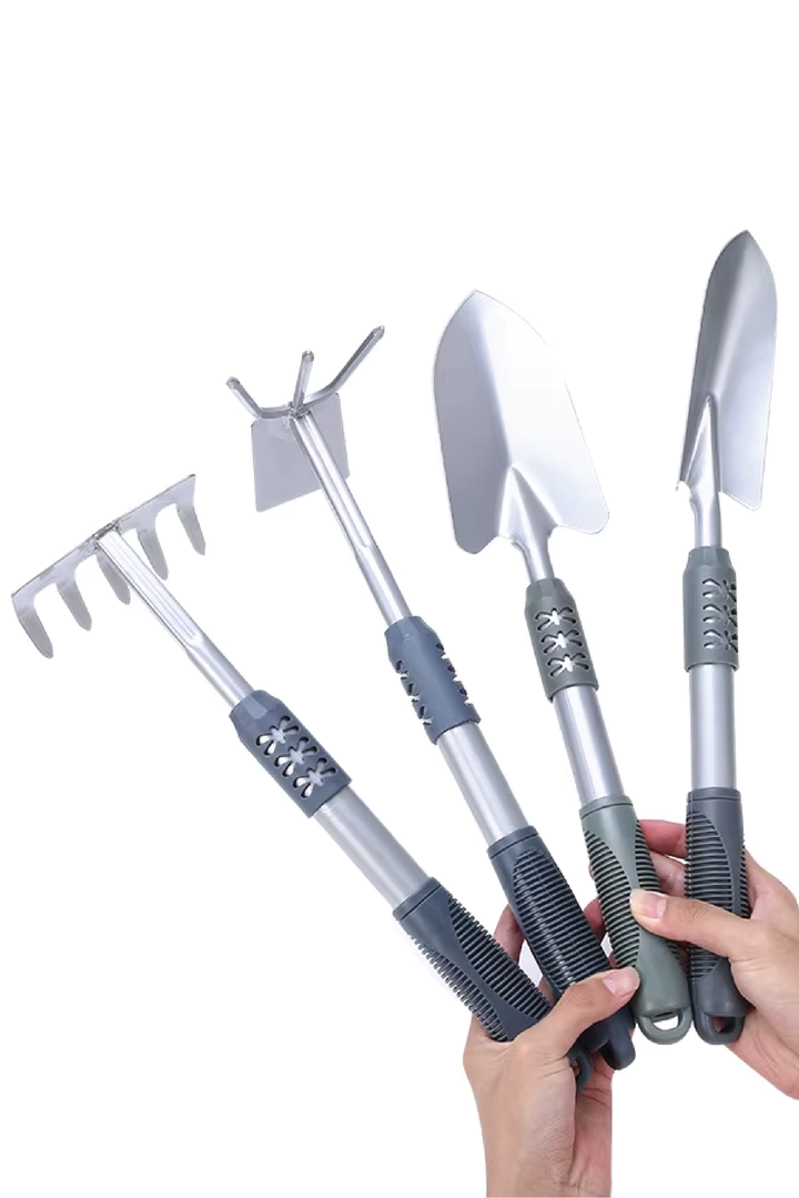 4 PACK HEAVY DUTY GARDENING TOOLS<br> أدوات الحديقة ذات جودة عالية - ٤ قطع