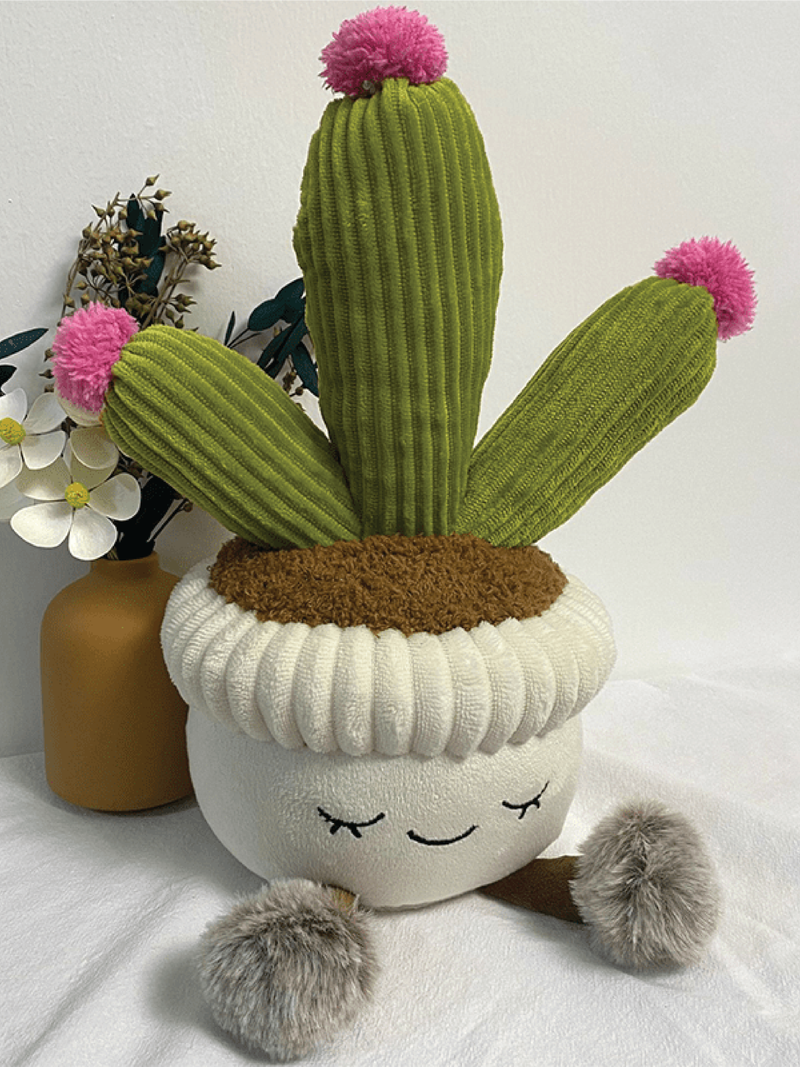 CACTUS PLANT PLUSH DECOR