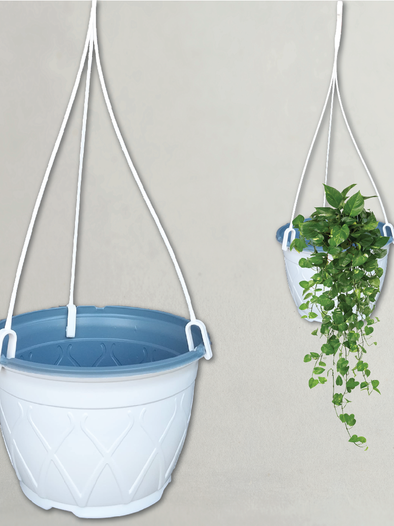 HANGING POT SET OF 3 (17X11.5CM)