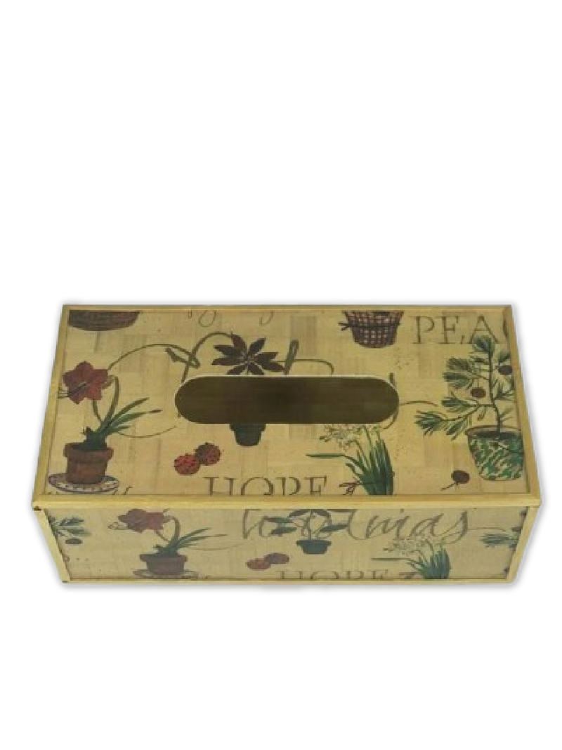 BAMBOO TISSUE BOX COVER HOLDER