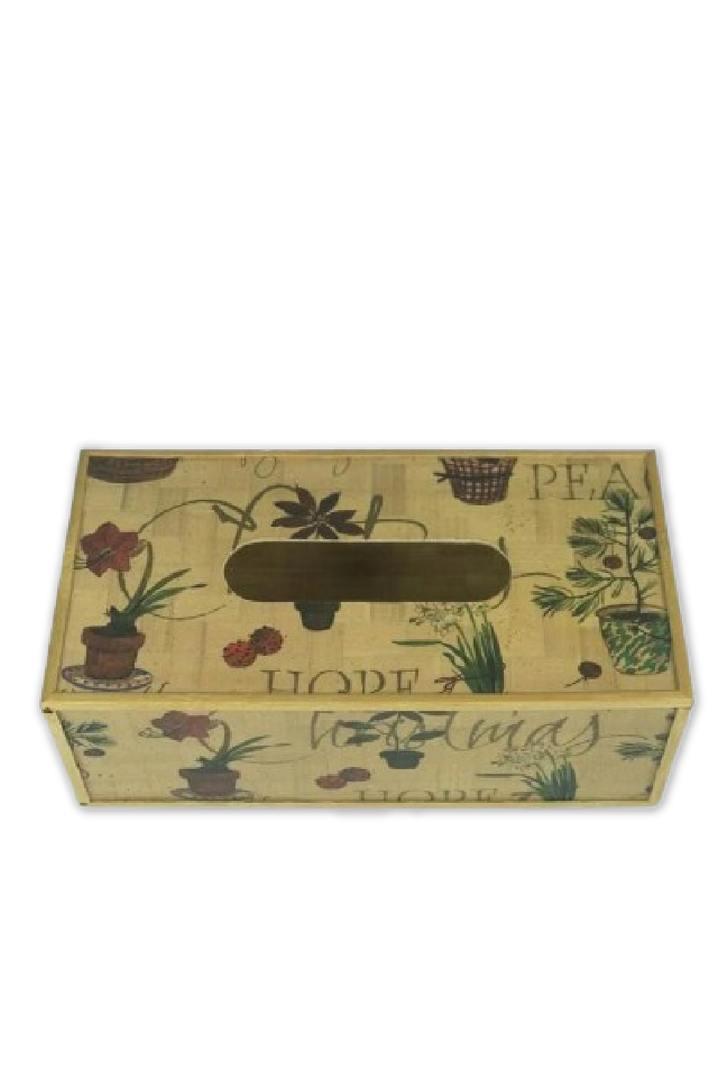 BAMBOO TISSUE BOX COVER HOLDER