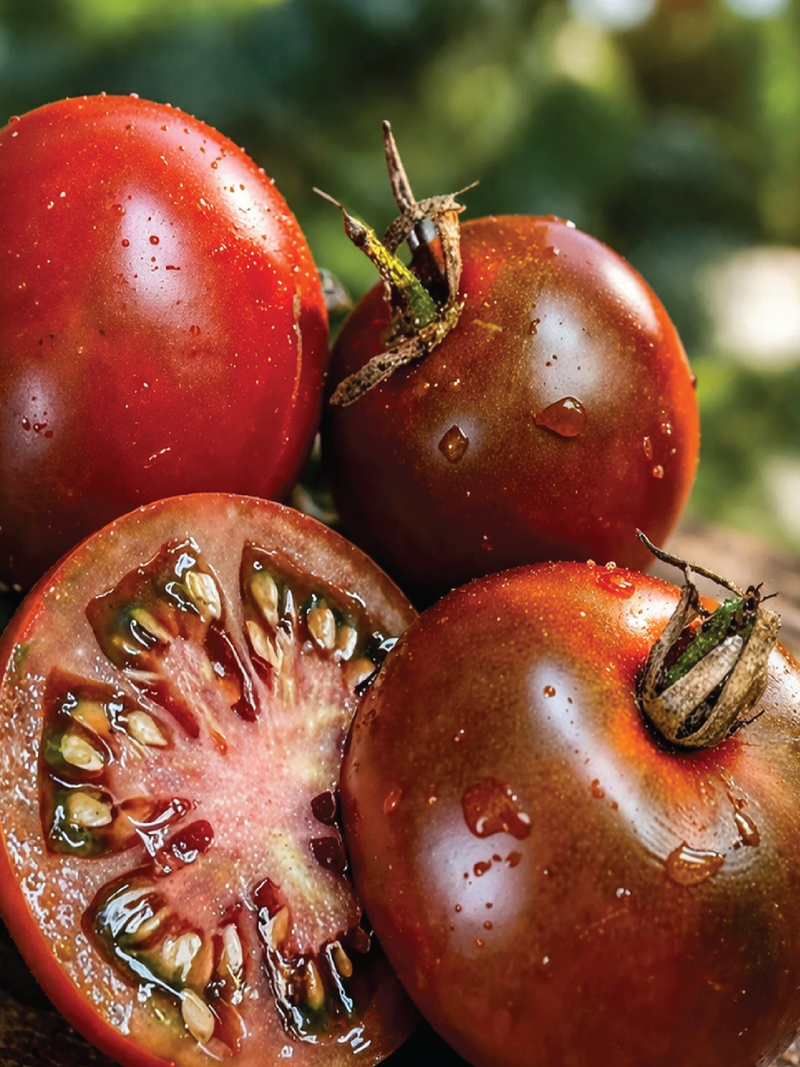 ORGANIC BROWN SUGAR TOMATO SEEDLING <br> شتلات الطماطم العضوية براون شوقر