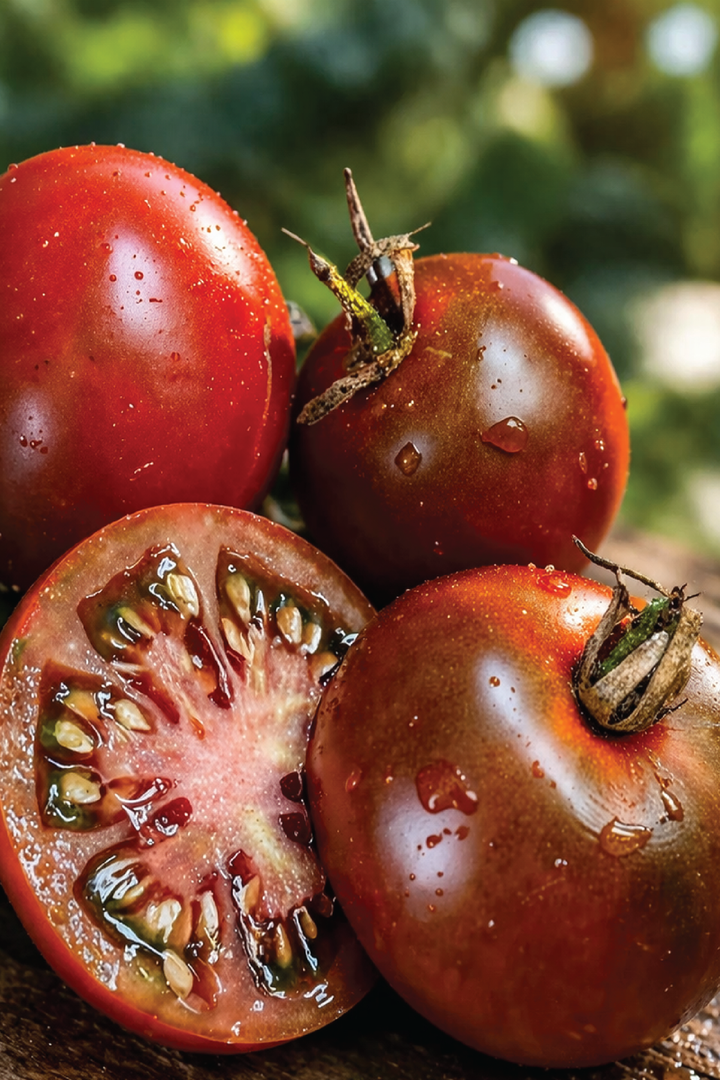 ORGANIC BROWN SUGAR TOMATO SEEDLING <br> شتلات الطماطم العضوية براون شوقر