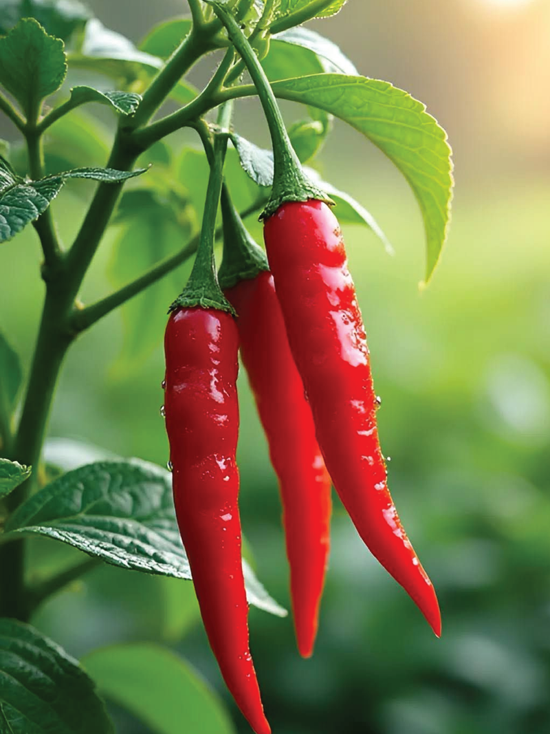 ORGANIC THAI HOT PEPPER SEEDLING <br> شتلات الفلفل التايلندي الحار العضوية