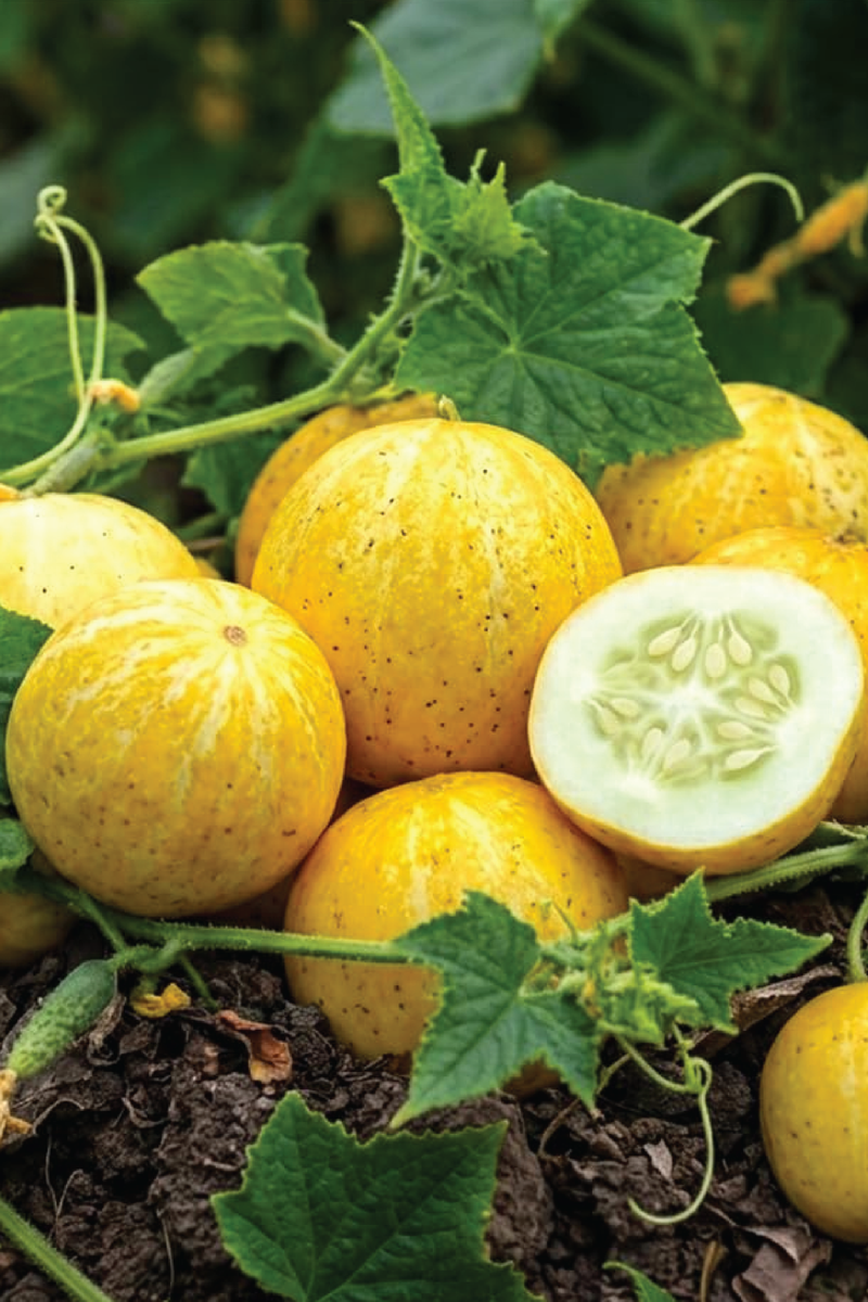 ORGANIC LEMON CUCUMBER SEEDLING