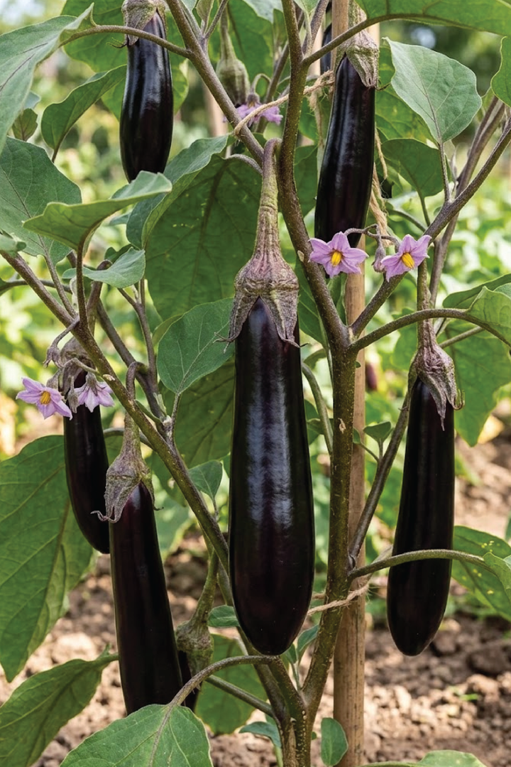 LONG EGGPLANT SEEDS <br> بذور الباذنجان الطويل