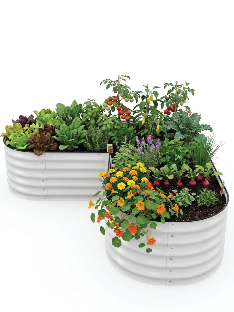 L SHAPE RAISED BED 833 LTR