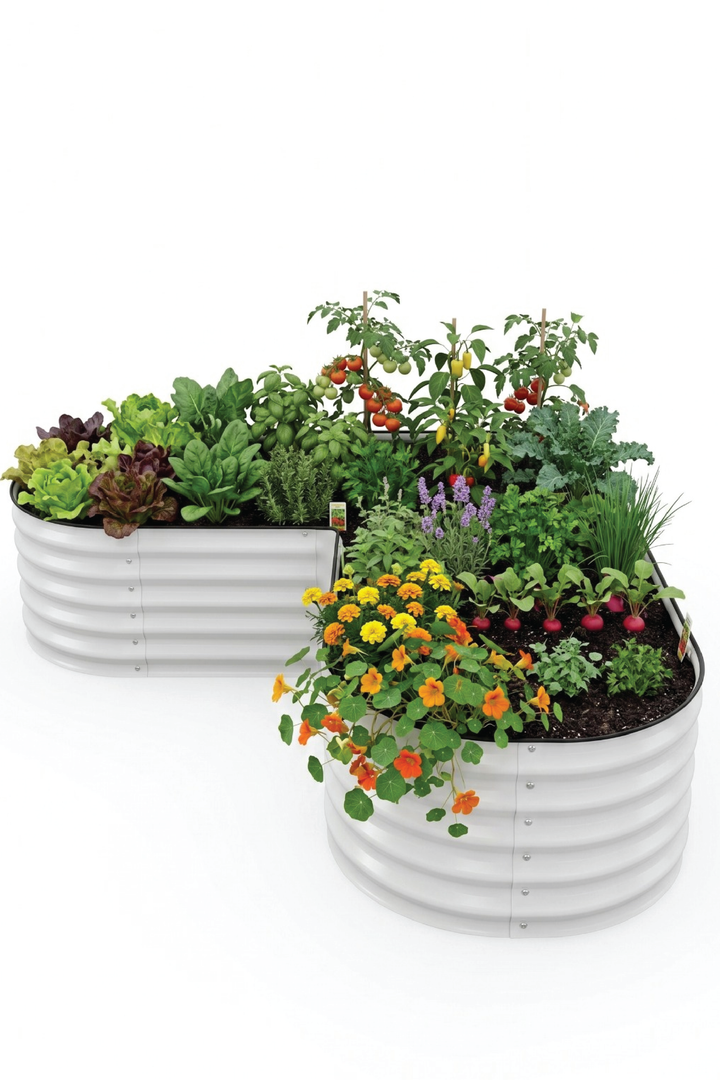 L SHAPE RAISED BED 833 LTR