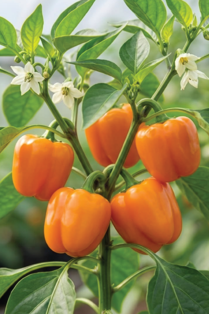ORANGE SWEET CAPSICUM SEEDS <br> بذور الفليفلة البرتقالية