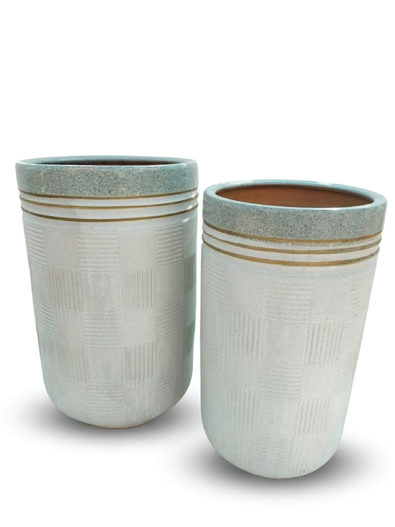 CERAMIC POTS MIX COLOR