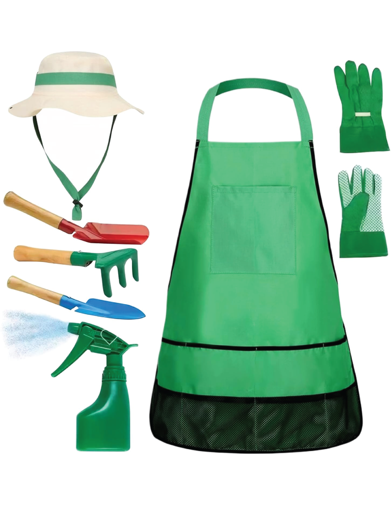 KIDS GARDEN TOOLS SET OF SET OF 7 <br> مجموعة أدوات الحديقة للأطفال - ٧ قطع