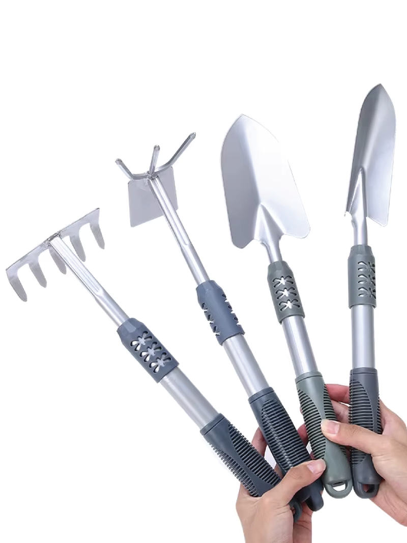 4 PACK HEAVY DUTY GARDENING TOOLS<br> أدوات الحديقة ذات جودة عالية - ٤ قطع