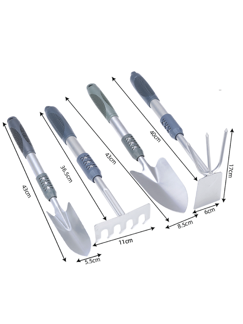 4 PACK HEAVY DUTY GARDENING TOOLS<br> أدوات الحديقة ذات جودة عالية - ٤ قطع