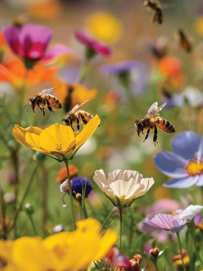 WILDFLOWER POLLINATOR SEEDS <br> بذور زهور جاذبة للملقحات