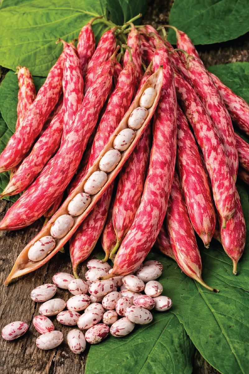 ORGANIC ZEBRA BEANS PINK SEEDLING