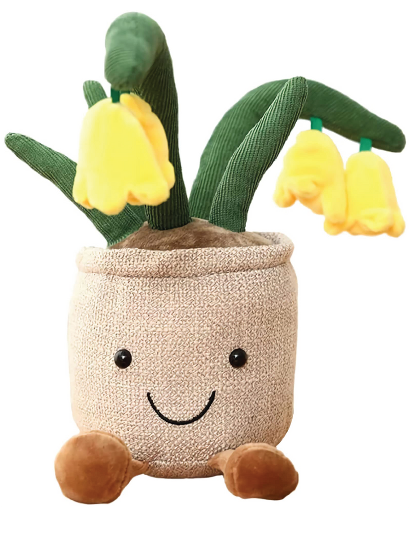HANGING FLOWER PLUSH DECOR