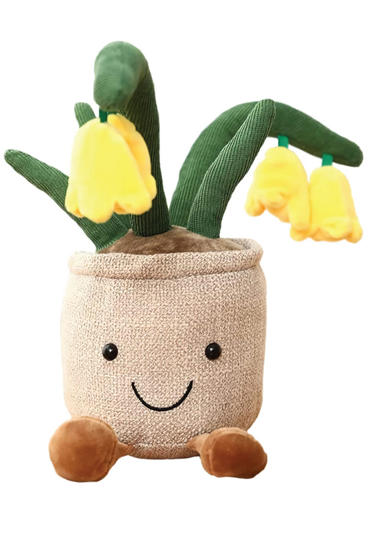 HANGING FLOWER PLUSH DECOR