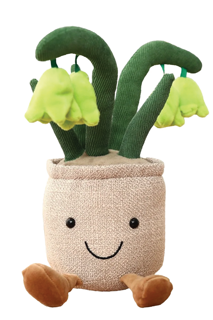 HANGING FLOWER PLUSH DECOR