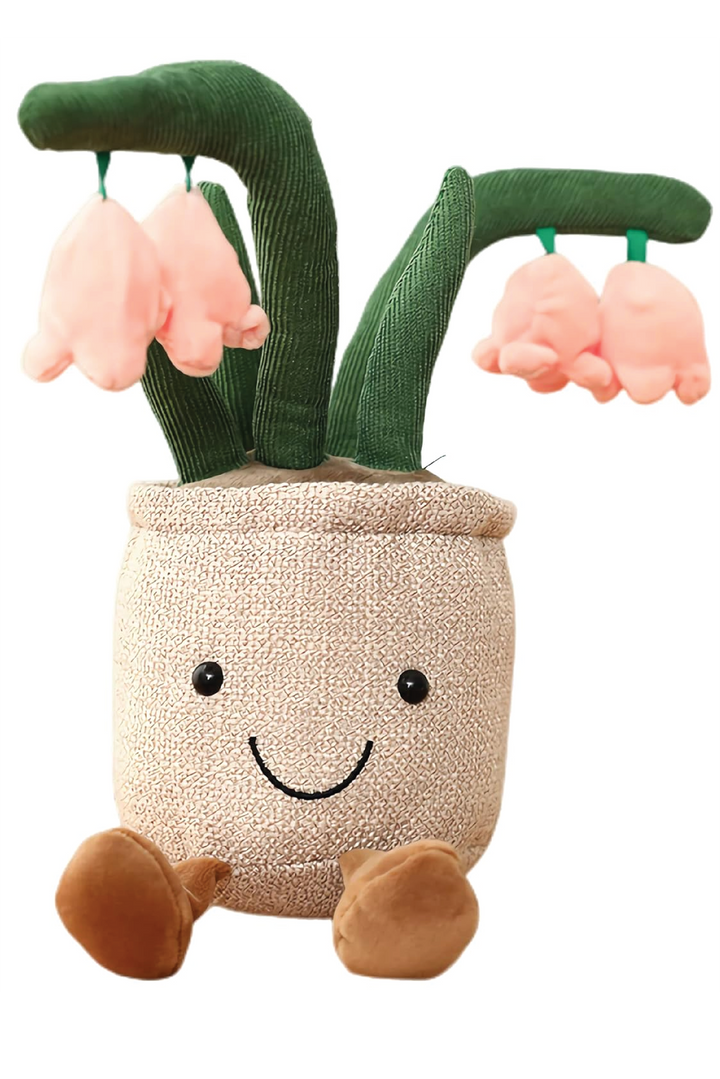 HANGING FLOWER PLUSH DECOR