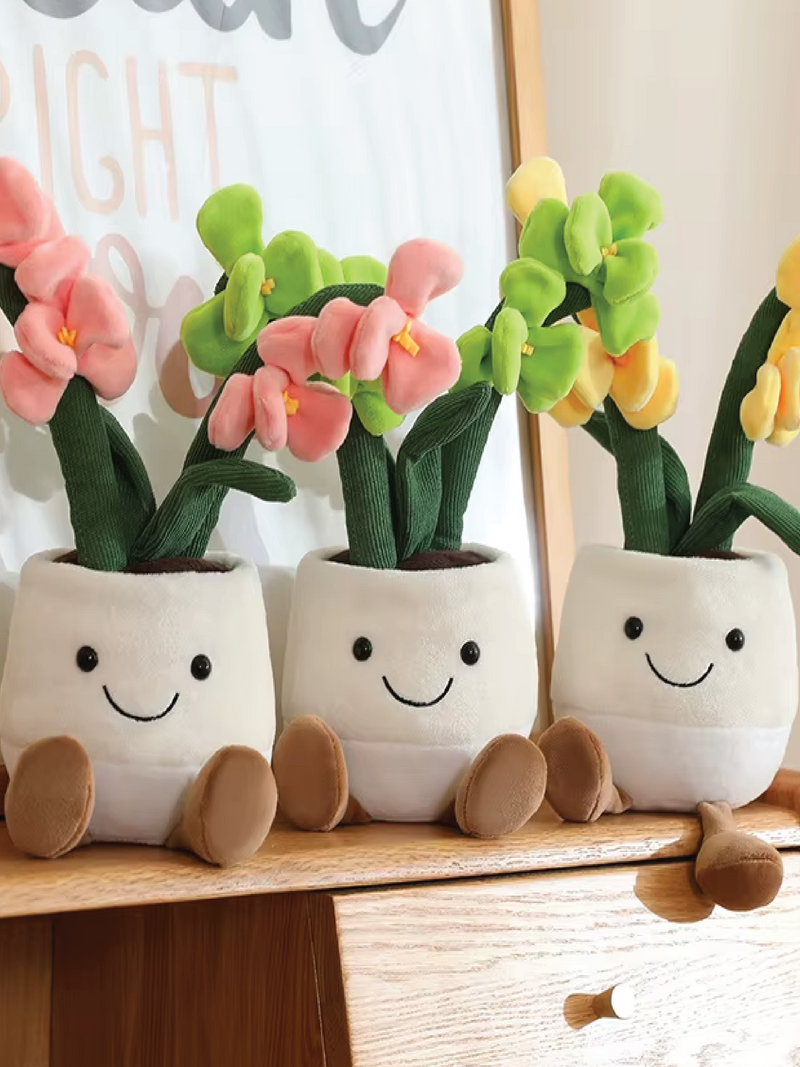 FLOWER PLUSH DECOR