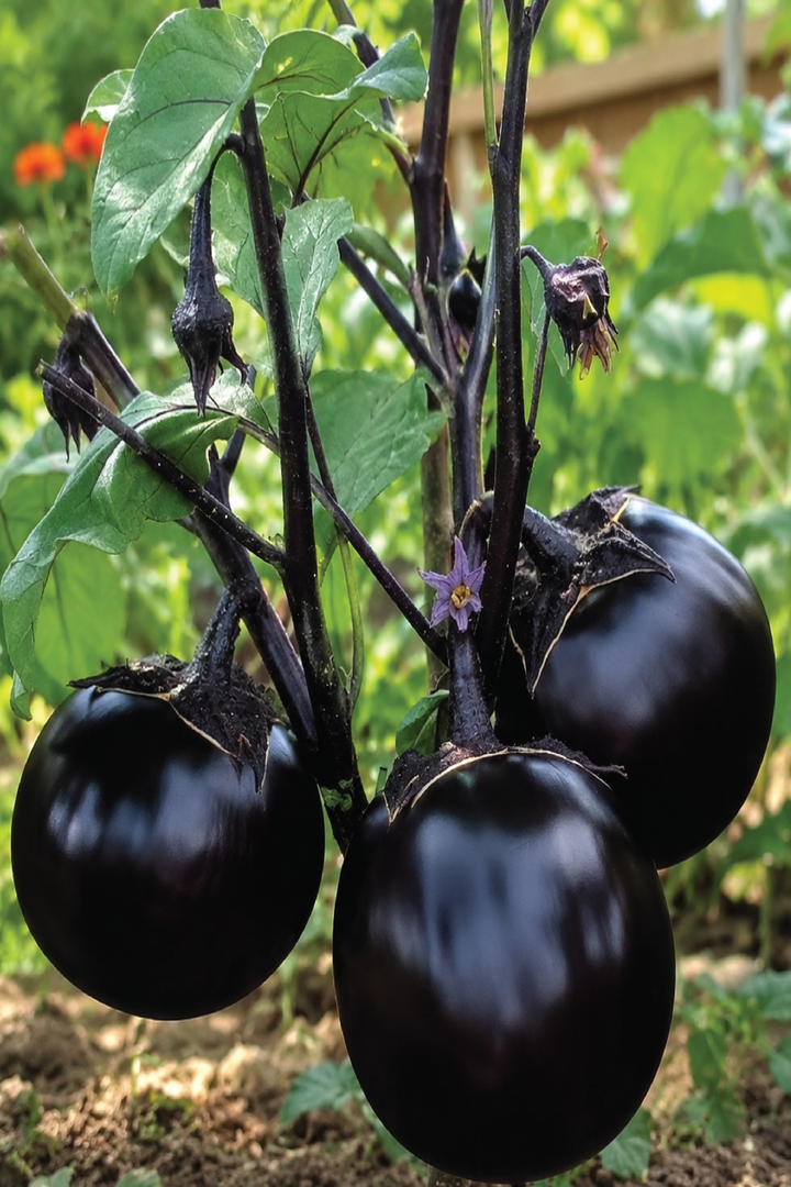 ROUND EGGPLANT SEEDS <br> بذور الباذنجان المستدير