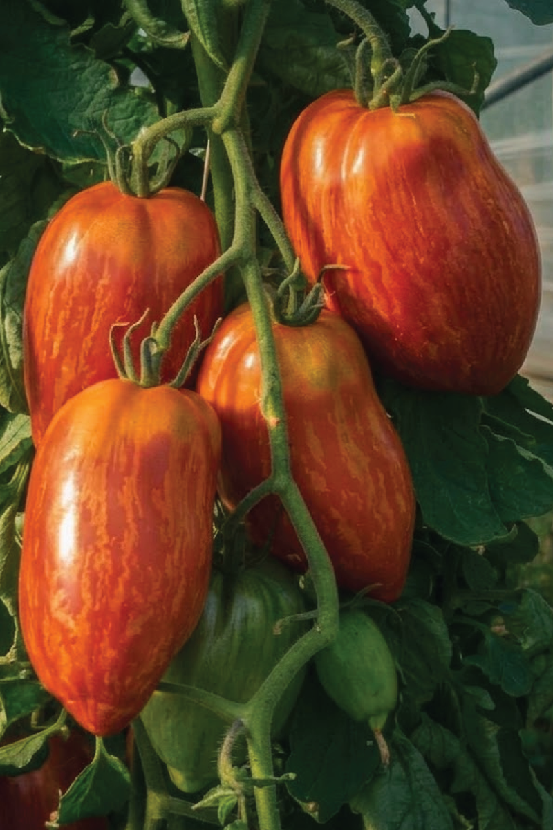 ORGANIC SPECKLED ROMAN TOMATO SEEDLING