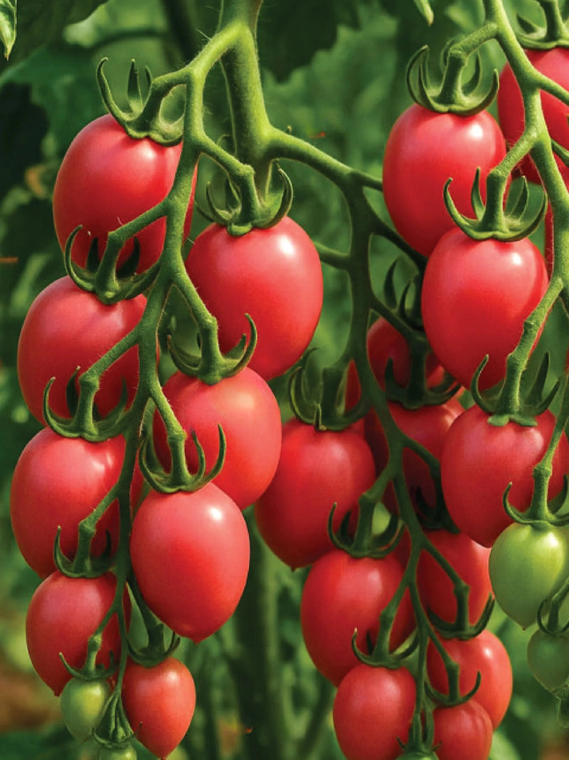 ORGANIC PINK EGG TOMATO SEEDLING شتلة طماطم البيض الوردي العضوية